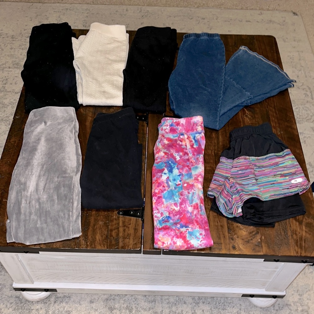 Girls Legging, Jeans, Shorts Bundle